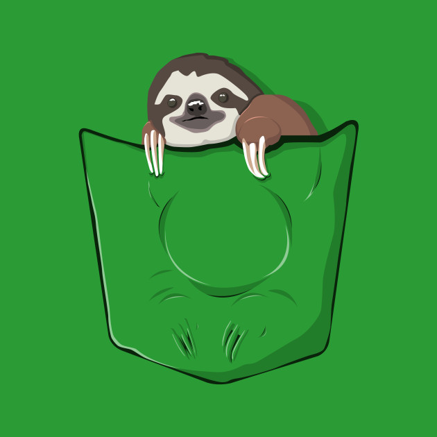 Sloth in a pocket - Sloth - Phone Case