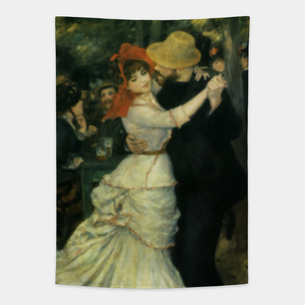 Dance At Bougival By Pierre Renoir Renoir Tapisserie Teepublic De
