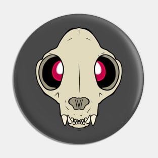 Cat skull (peek) Pin