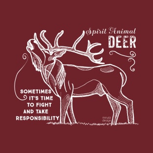 Spirit animal - Deer - white T-Shirt