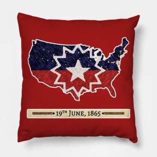 Juneteenth Day p7 Pillow