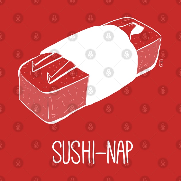 Sushi nap [white] by idisegnidiflora