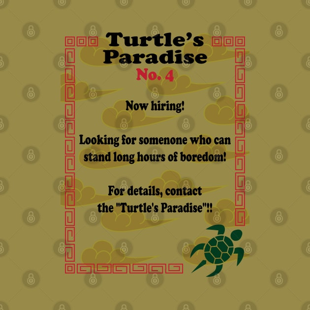 Turtle's Paradise Flyer No. 4 by inotyler