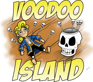 Voodoo Island Magnet