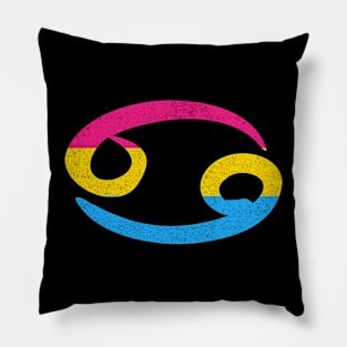 Pansexual Cancer Pride Flag Zodiac Sign Pillow