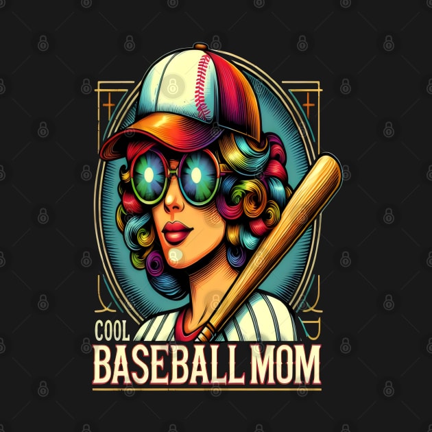 Determined Woman Empowered:  Best Baseball Mom by coollooks