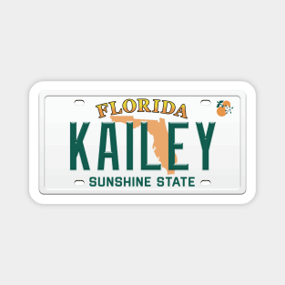 Kailey License Plate - FL Magnet