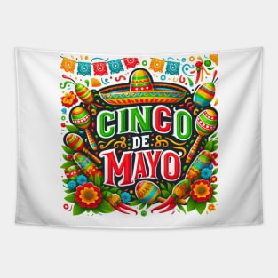 Happy Cinco De Mayo 5 De Mayo Party Tapestry