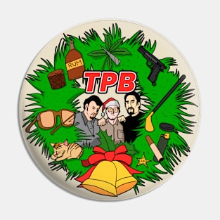 TPB Christmas Design Pin