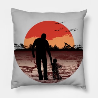 Climate Change Future Landscape Pillow