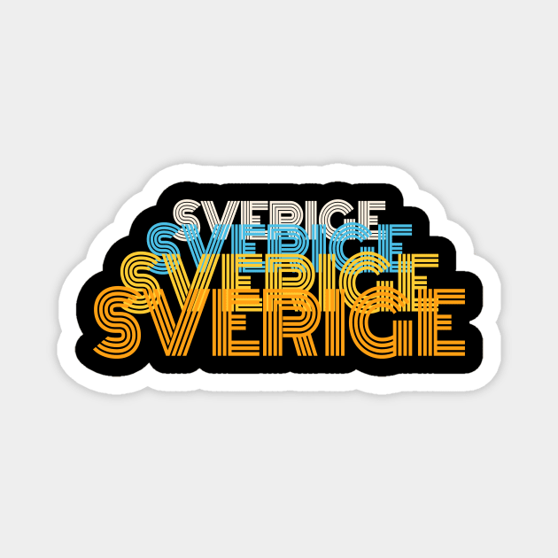 Sverige Magnet by swedishprints