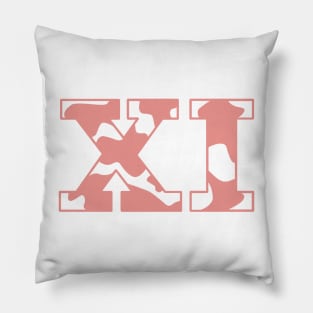 Xi Cow Pattern Pillow