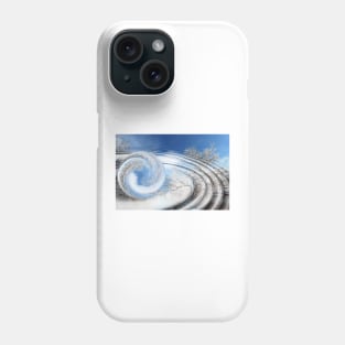 Blue sphere Phone Case