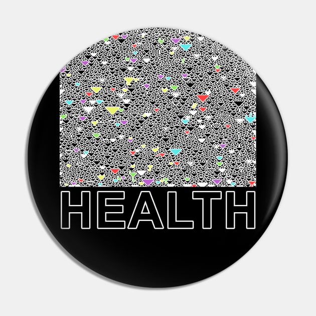 H E A L T H  ◊ ◊ ◊ ◊  Fanart Glitch Design Pin by CultOfRomance