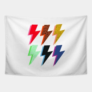 Rainbow Animal Spots Lightning Pack Tapestry