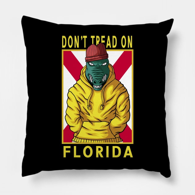 Dont tread on florida, Pillow by JayD World