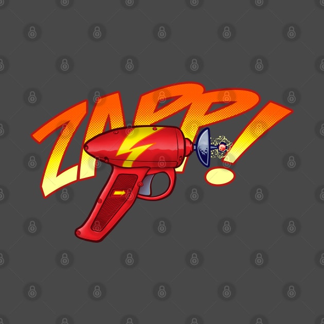 ZAPP! Retro SciFi Blaster Phaser Ray Gun by kgullholmen