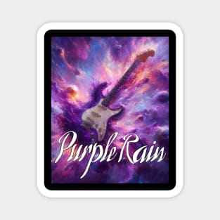 Prince Purple Rain guitar Magnet