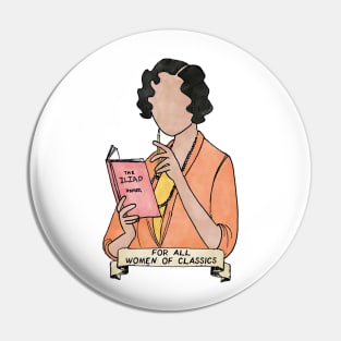 For All Women Of Classics - peach jacket version Pin