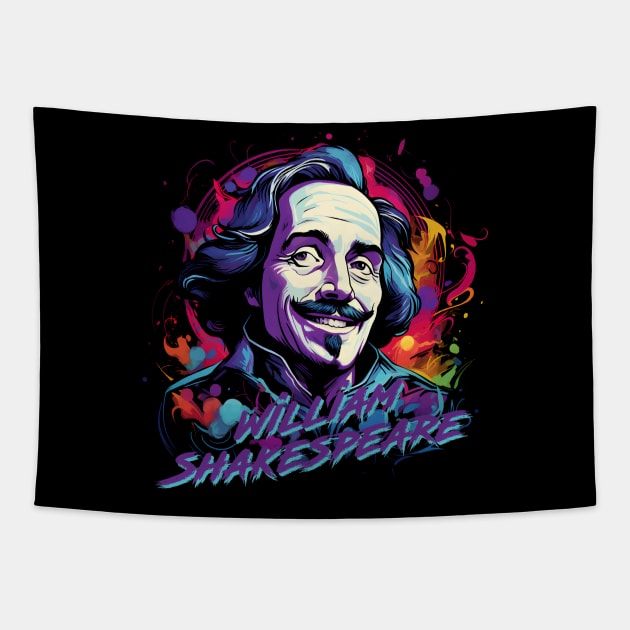 Pop Culture Shakespeare Tapestry by Quotee