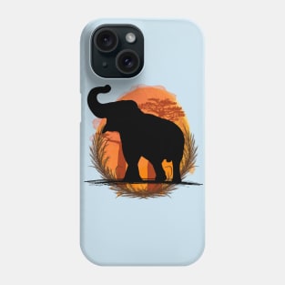 Elephant Silhouette - Savannah Phone Case