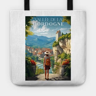 Affiche - Vallée de la dordogne - 24 - illustration Tote