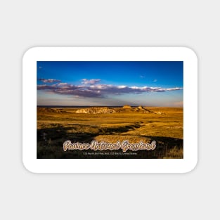 Sunset on the Pawnee Buttes at Pawnee National Grassland Colorado Magnet