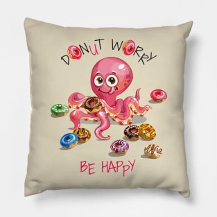 Octopus Donut Worry Pillow