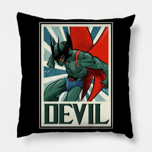 Devilman Cartoon 80s Pillow