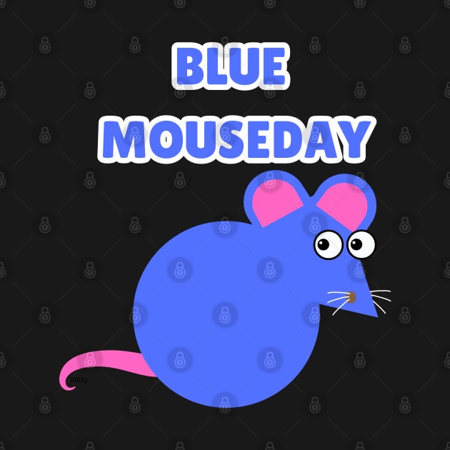 Blue Mouseday- mouse by Rattykins