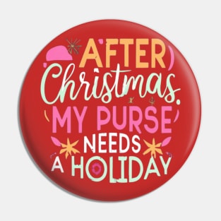 After Christmas Budget Pin