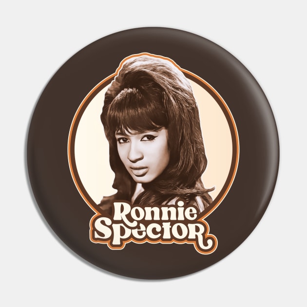 Vintage Ronnie Spector Tribute Pin by darklordpug