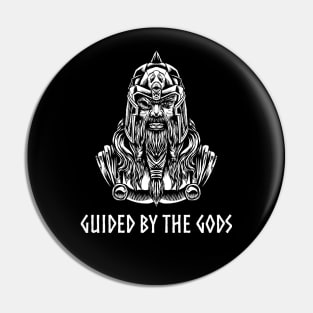 Norse Paganism Odin - Guided By The Gods - Viking Mytholoy Pin