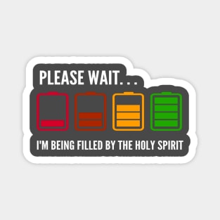 Being Filled By the Holy Spirit Christian Magnet