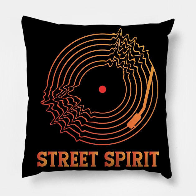 STREET SPIRIT (RADIOHEAD) Pillow by Easy On Me