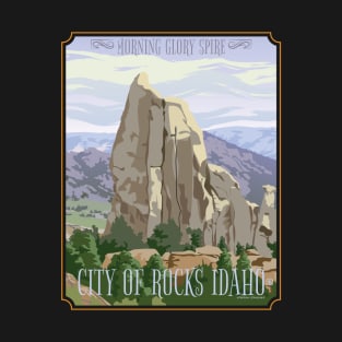 City of Rocks Idaho Travel Poster T-Shirt