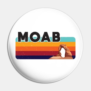 Moab Utah Nature Hiking Mountains Outdoors Vintage Pin