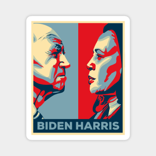 joe biden kamala harris 2020 (hope poster remake) Magnet