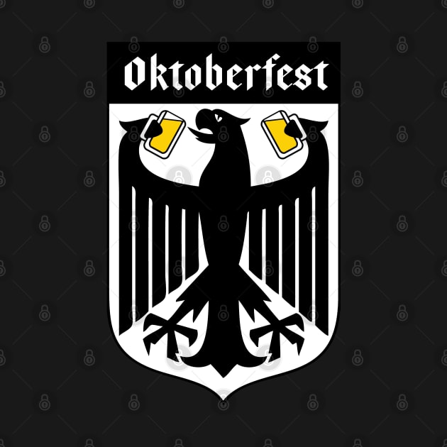 oktoberfest german drinking eagle flag by atomguy