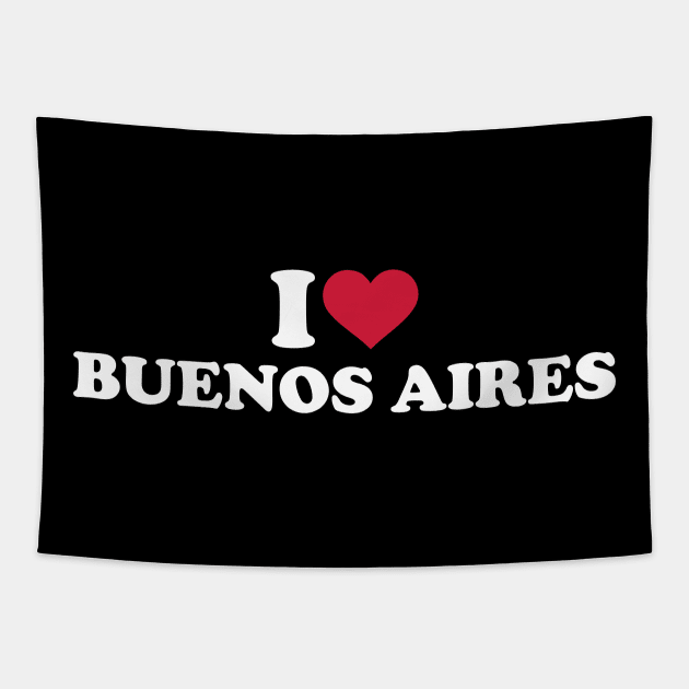 I love Buenos Aires Tapestry by Designzz