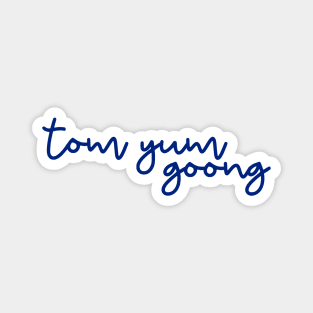 tom yum goong - Thai blue - Flag color Magnet