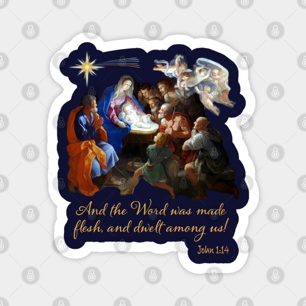 And the Word was made flesh, and dwelt among us Magnet by Brasilia Catholic