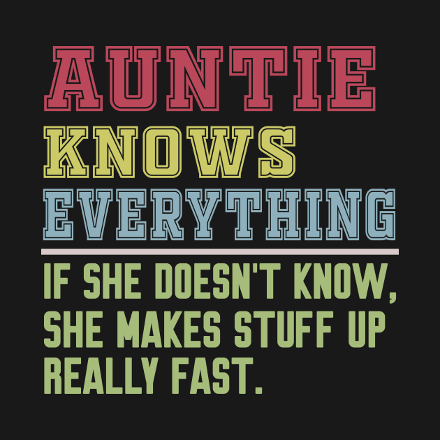 Auntie knows everything vintage by Work Memes