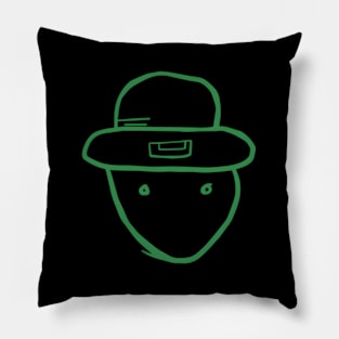 Amateur Leprechaun Sketch Mobile Alabama St Patrick'S Pillow