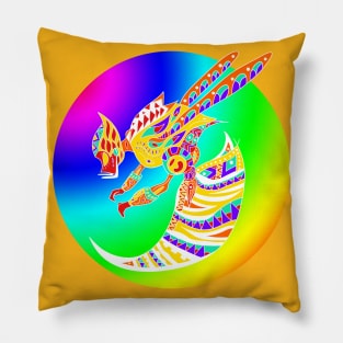 bee queen in pride parade Pillow