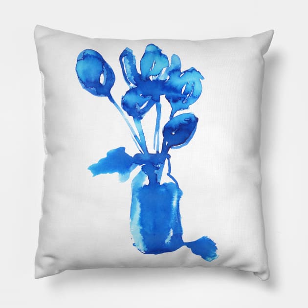 Tulips Pillow by zsofiporkolab