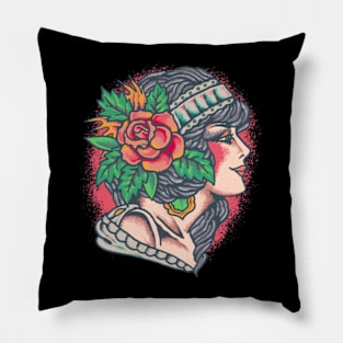 Mexican flower Pillow