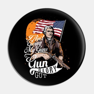 America Guns Glory gut Pin