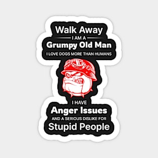 Grumpy Old Man Magnet