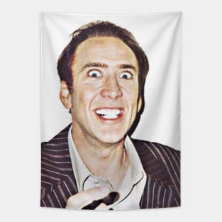 Crazy Nic Cage Tapestry